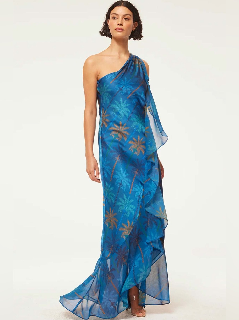 MISA LOS ANGELES
ZEPHYR DRESS - COBALT PALMS size XS retails $485